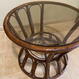 Rattan coffee table
