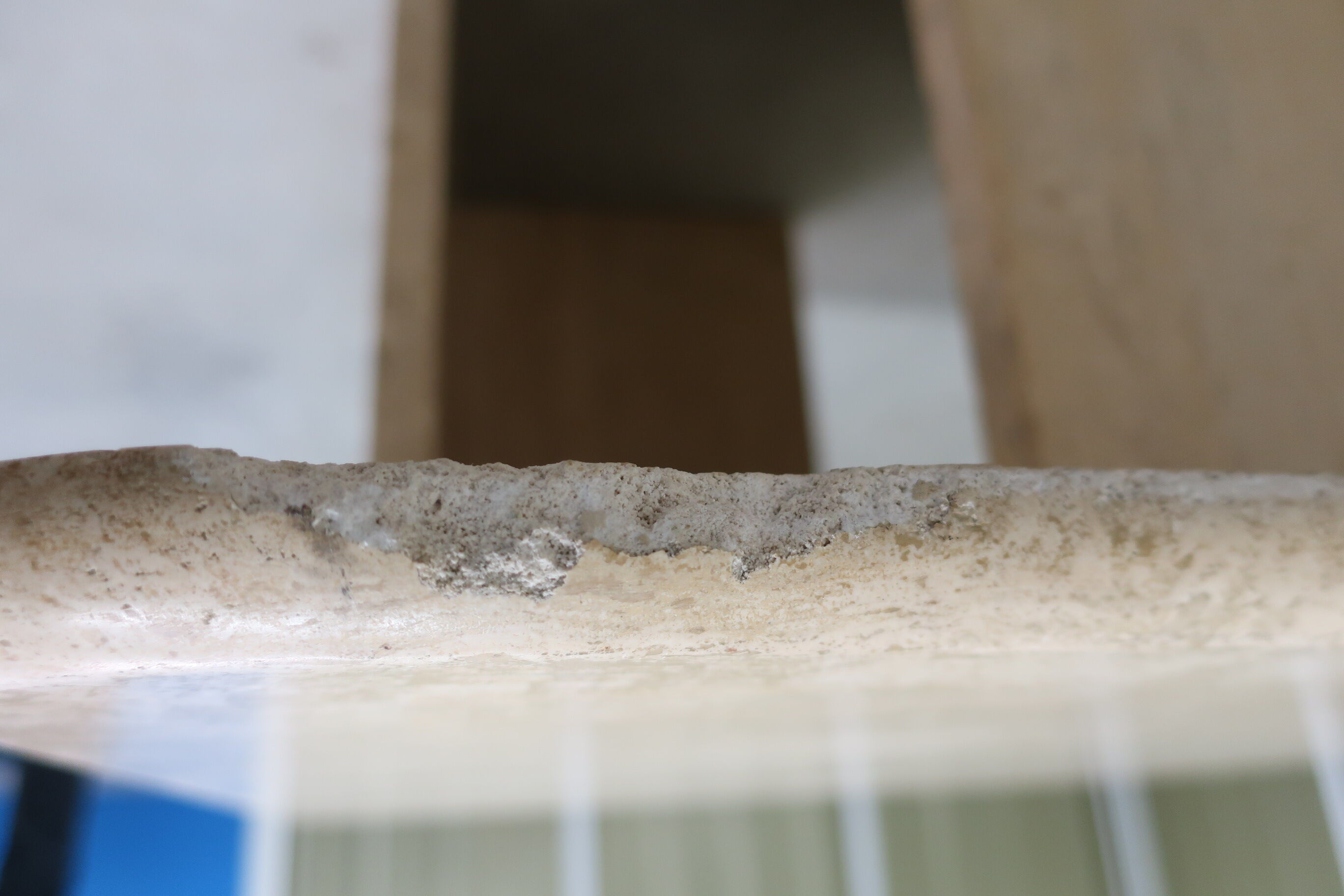 Travertine square coffee table 70/80