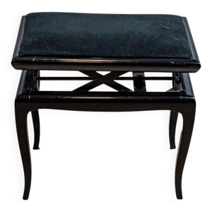 tabouret de piano noir,