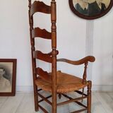 Pair of nursing or fireside armchairs