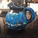Fat Lava Turquoise Pitcher Vase