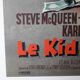 Original movie poster "The Cincinnati Kid" Steve McQueen 60x80cm 1965