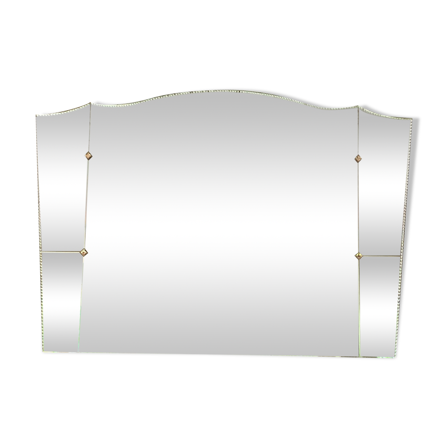 Mirror chiseled Art Deco 1950