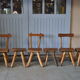 Brutalist chairs and stools set