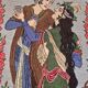Table Tabriz Carpet Gallant Scene 70x107 – The Lovers