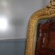 Antique French mantel mirror Louis Philippe style