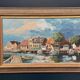 Original Swedish Oil On Canvas – “Helsingborg” By Arvid Karlsson – Dated 1975 – Vintage & Framed – 75 × 49 Cm (29.5" × 19.3")