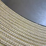Miroir bohème macramé tisse 100% fait main