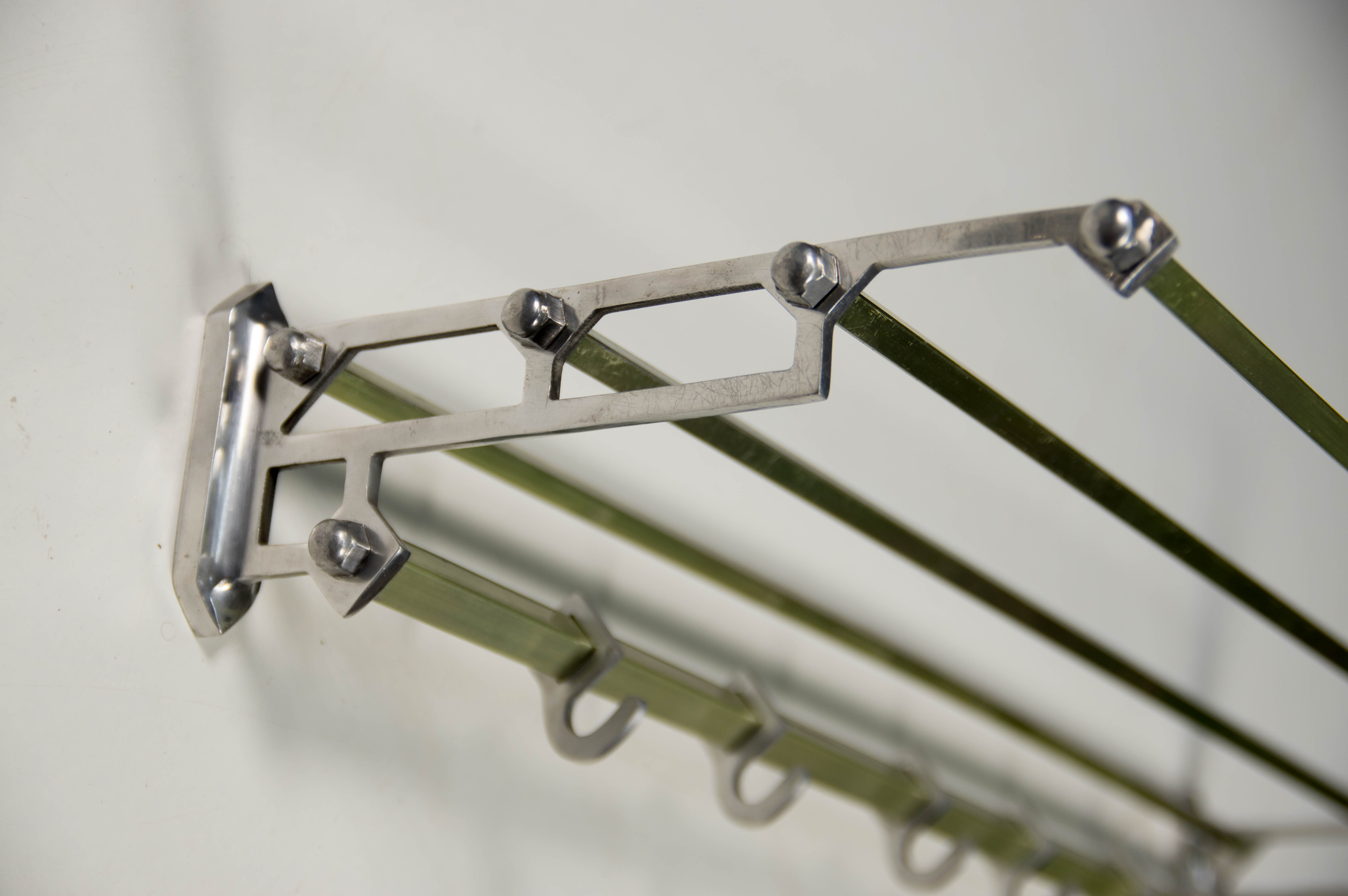 Art deco wall coat hanger, 1920s