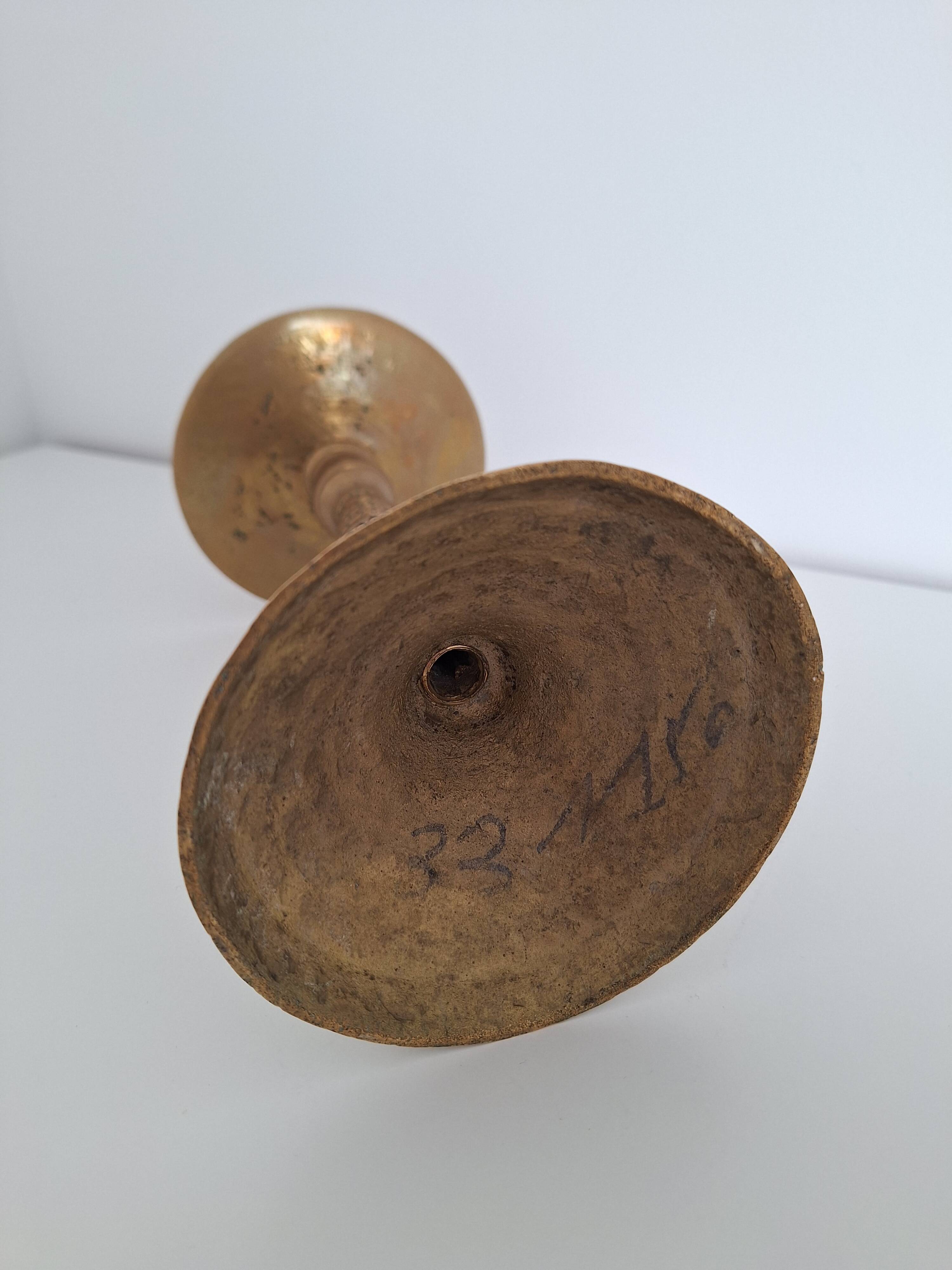 Vintage brass candle holder