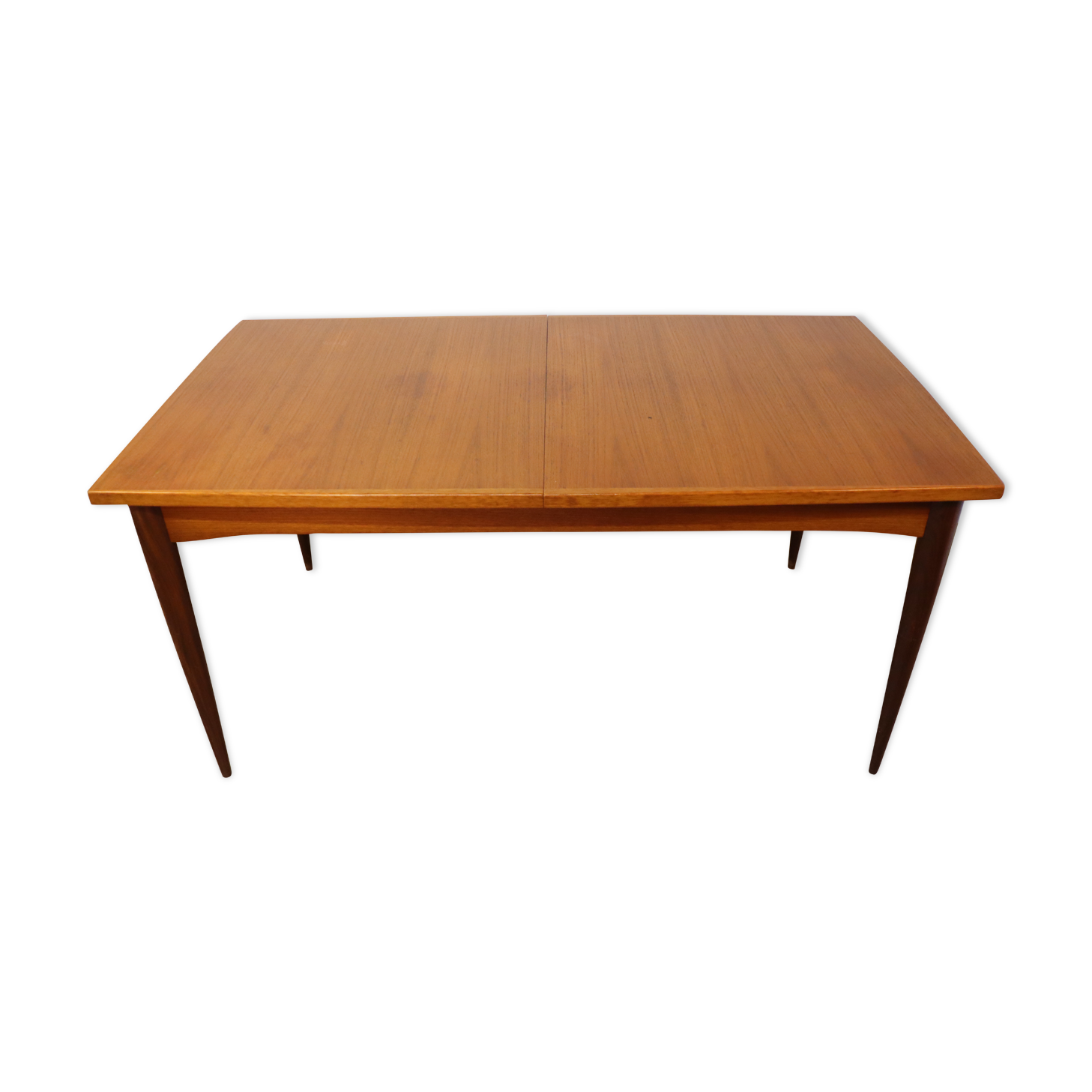 Scandinavian extendable teak dining table 1960