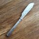 Butter knife blade and handle in silver ecusson virgin monogram
