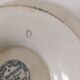 E. Bourgeois footed plate – Excelsior blue decoration, late 19th century