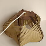 Camel lamp woven to hang