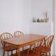 4 Scandinavian beech chairs