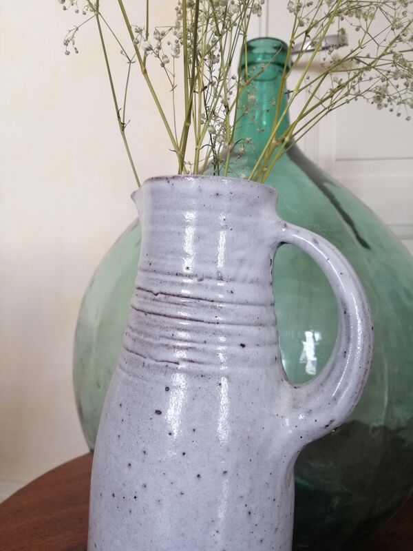 Pichet en grès émaillé Jeanne et Norbert Pierlot