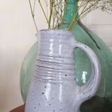 Enamelled sandstone pitcher Jeanne and Norbert Pierlot
