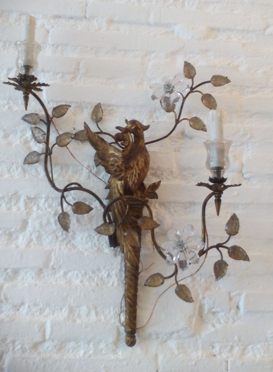 Wall lamps of Maison Baguès France 1940