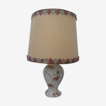 Lampe de chevet en porcelaine, vintage