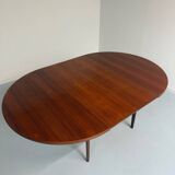 Table de repas a rallonge en teck design scandinave  Niels Otto Moller