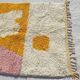 Unique Moroccan rug in natural wool 3x2 m