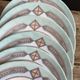 Set of 6 dessert plates Arcopal France – Aztec Vintage 90s model
