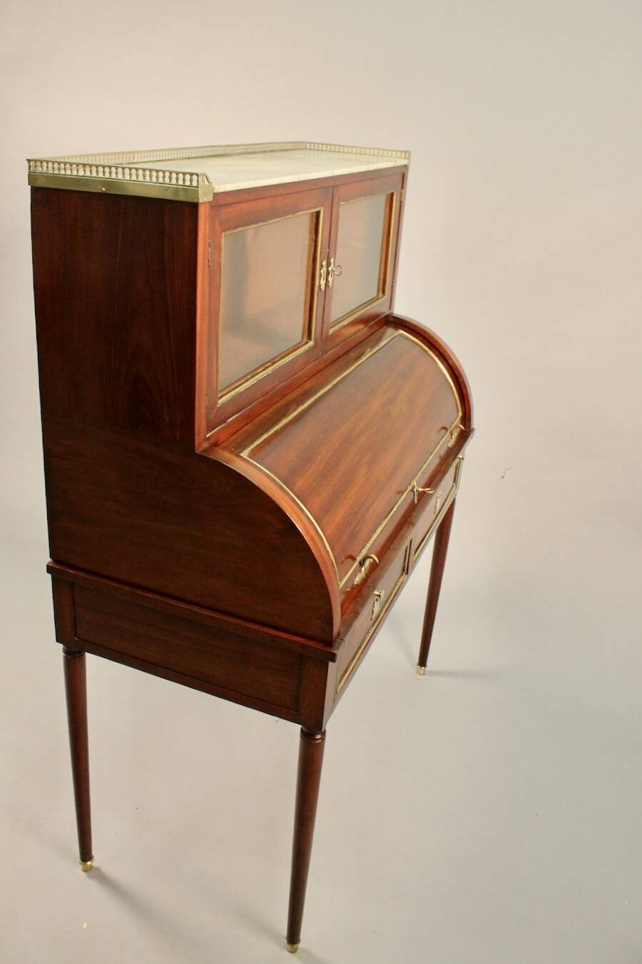 Louis XVI mahogany cylinder desk