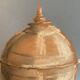 Signed painting Pastel terracotta "terracotta candy box" indigo paper