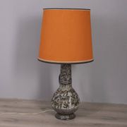 Lampe de sol en céramique vintage des années 1960, design allemagne de l'ouest