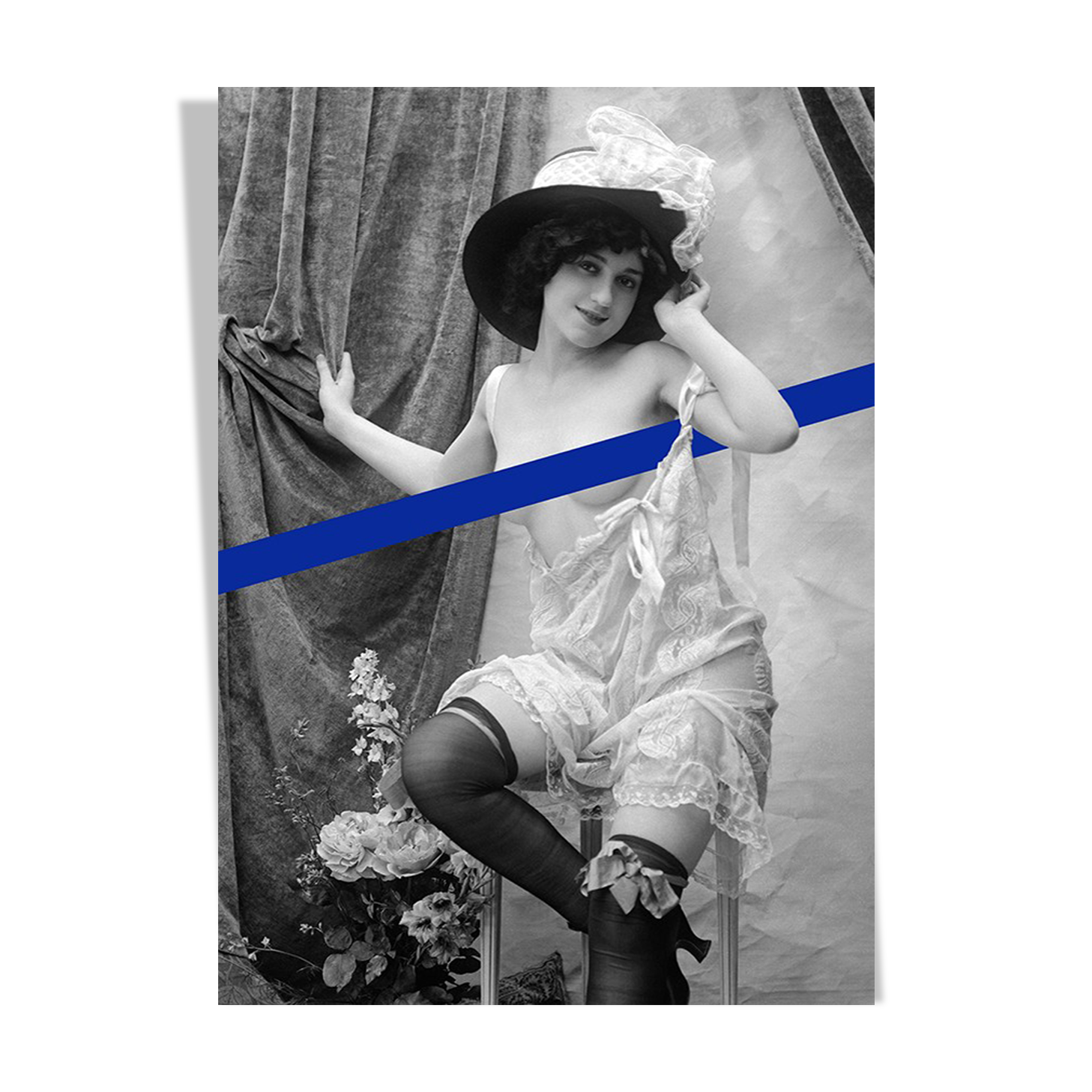 Vintage photography woman cabaret - A4 - 1920 - art print