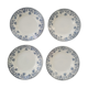4 hollow plates iron earth Jane Saint Amand
