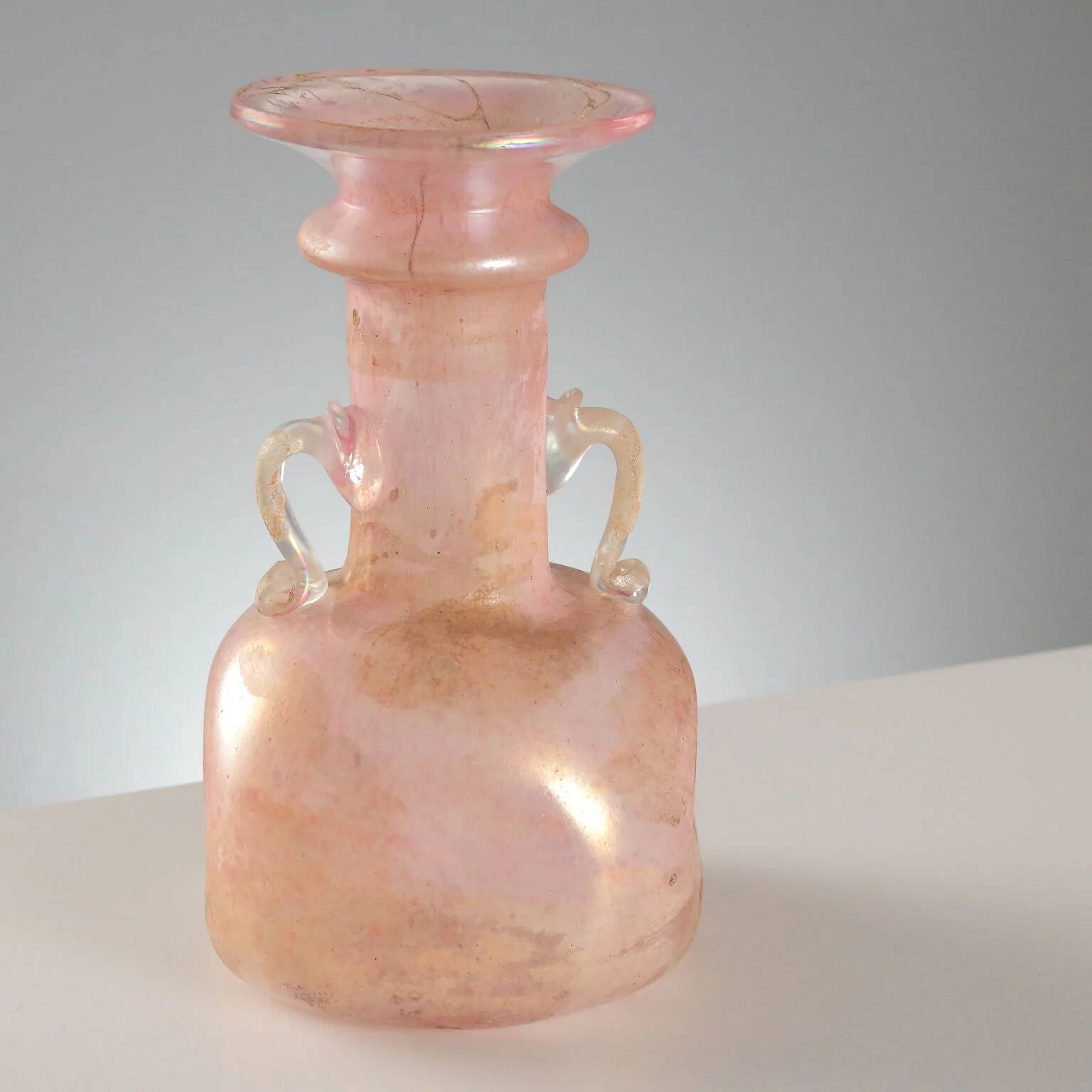Vintage coloured Murano glass vase, Italy, 1970s