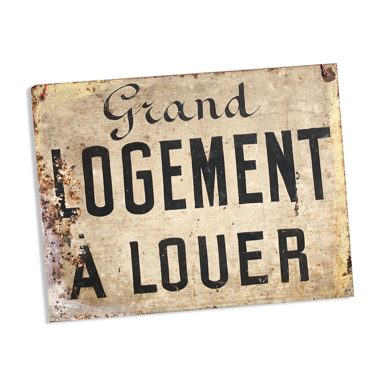 Double-sided painted panel. Large accommodation for rent