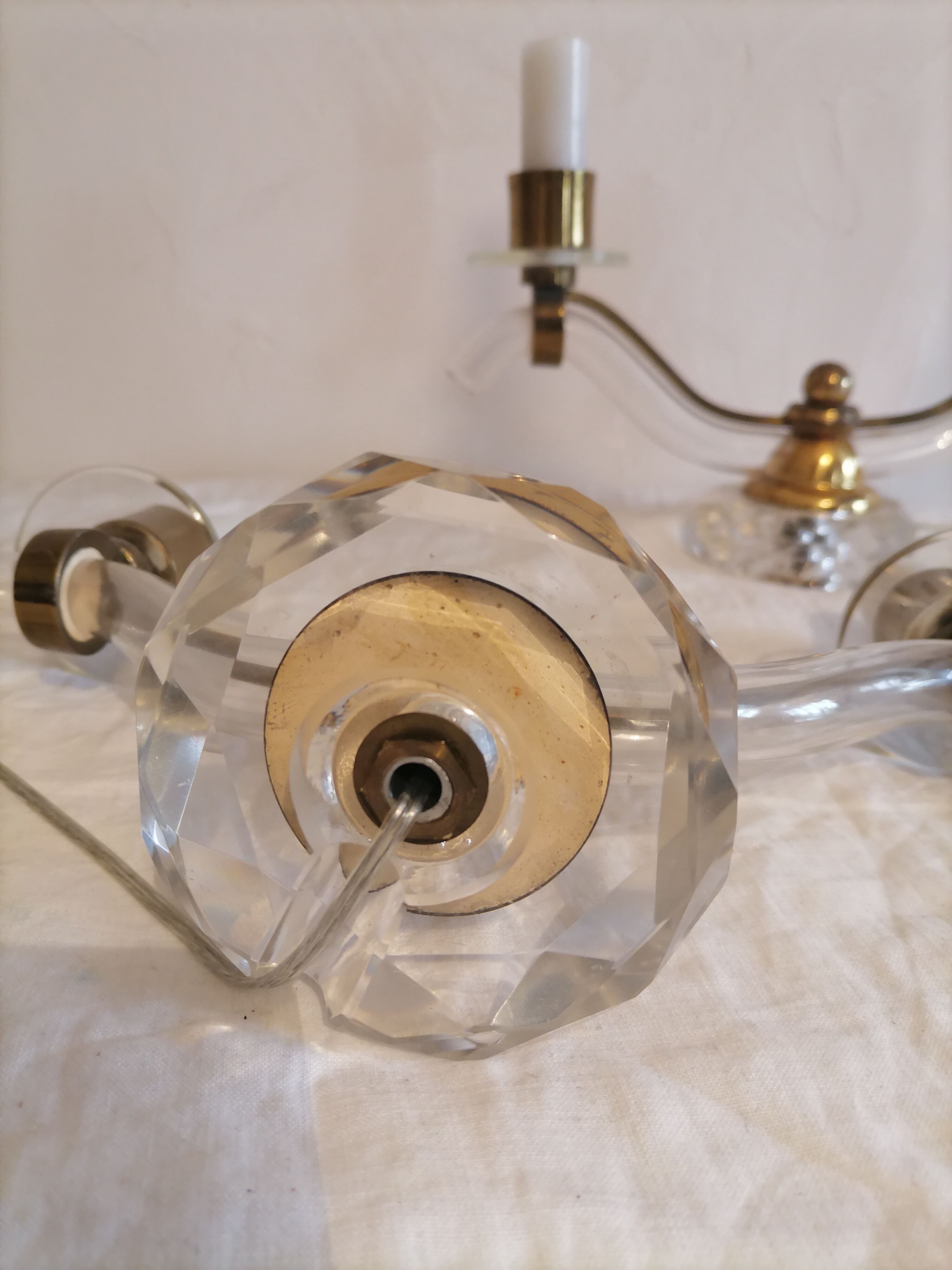 Pair of lamp. Early 20th century.