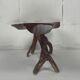 Wabia sabi rustic tree branch side table, Dutch 1960s