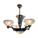 Lustre ezan art deco à 4 bras de lumière