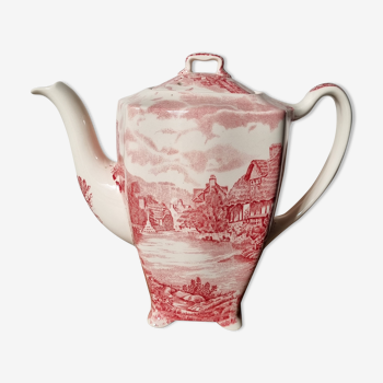 Large English porcelain teapot