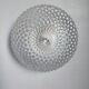 Applique ronde en verre vintage