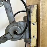 Grey Industrial Scissor Wall Lamp from Elektroinstala, 1960s