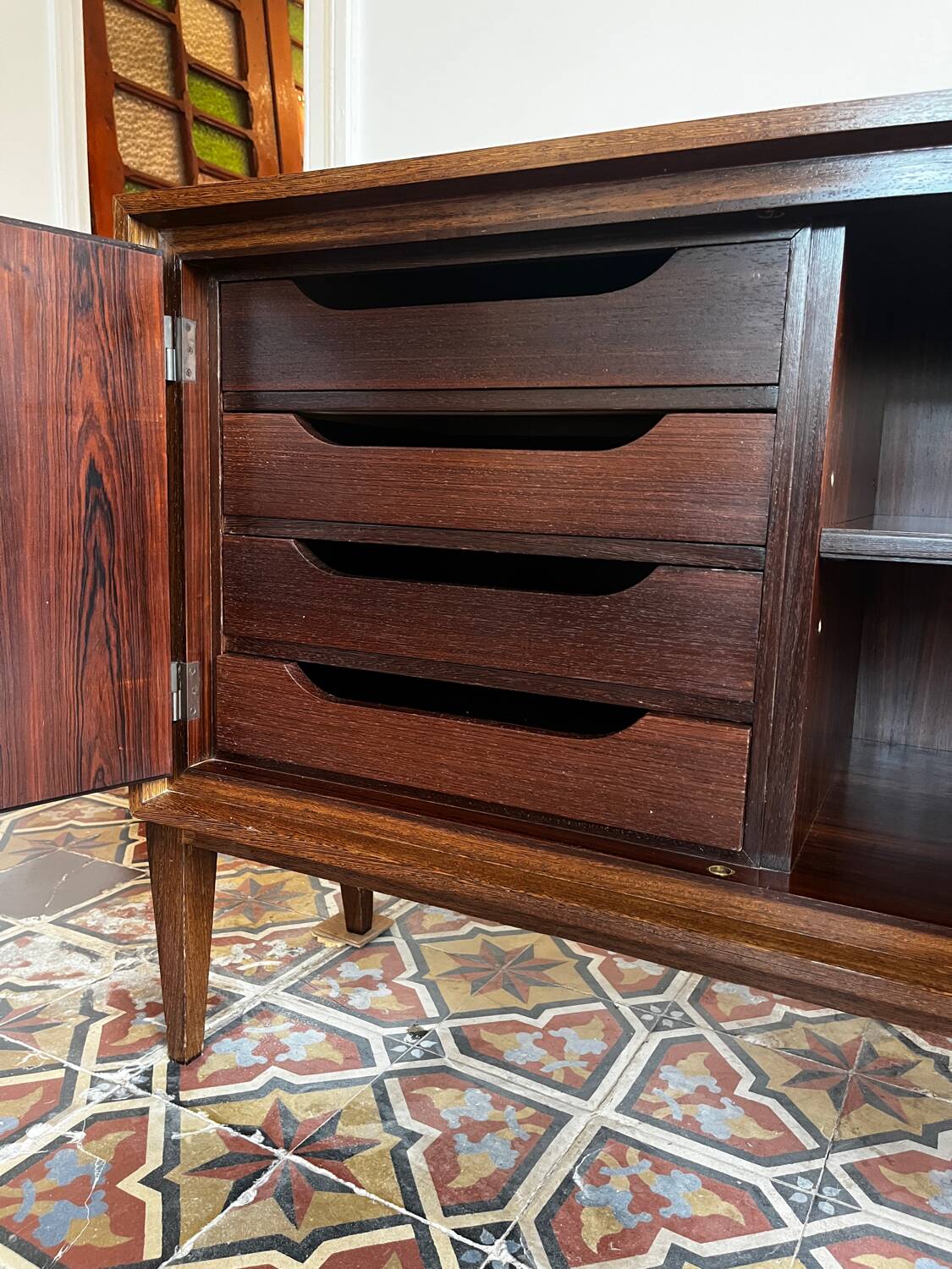 Mid-Century Modern rosewood credenza