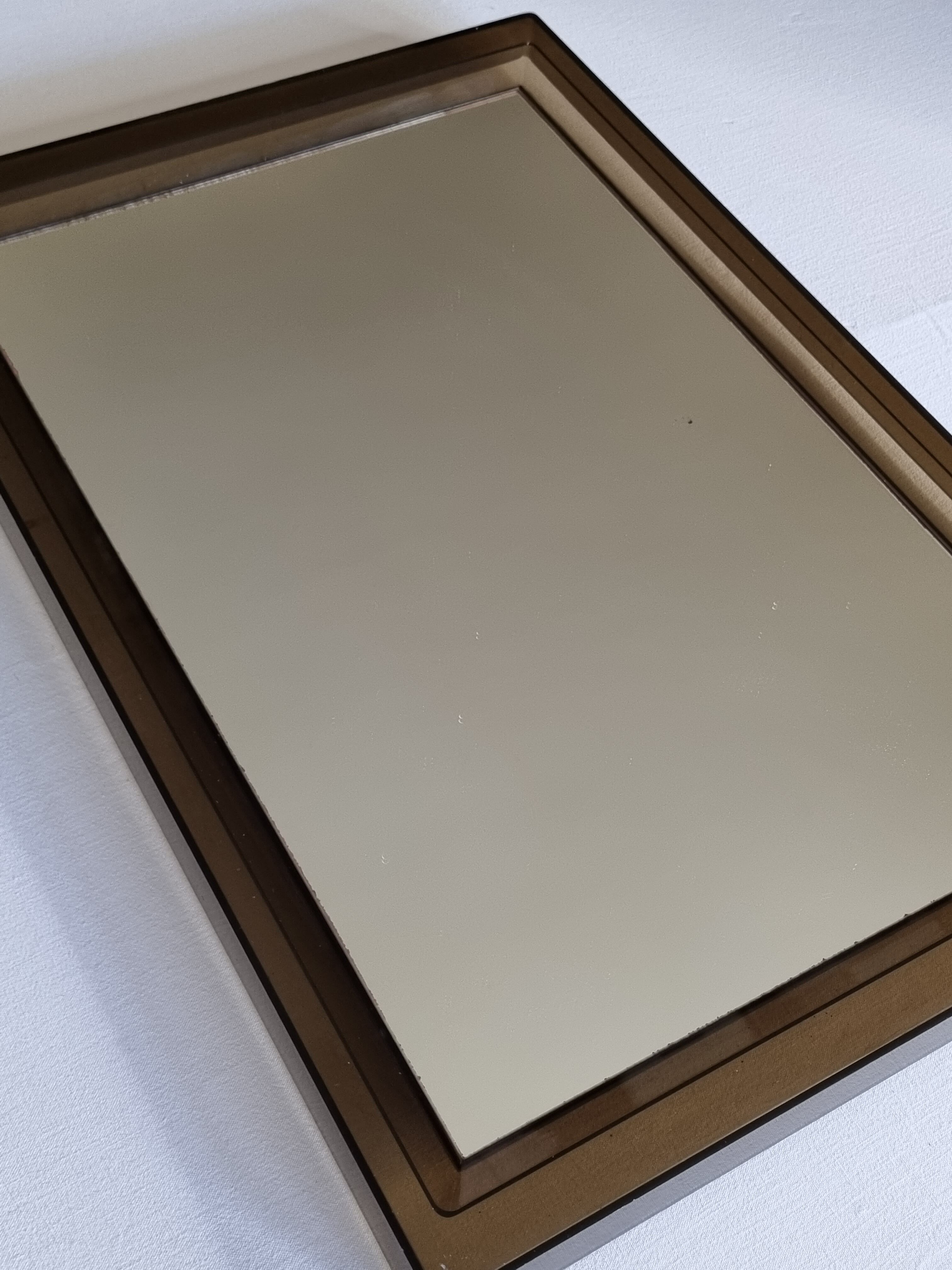 Vintage mirror gilac rectangular, 70s, 60 x 40 cm