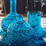 Service with blue absynte colbat Napoleon III