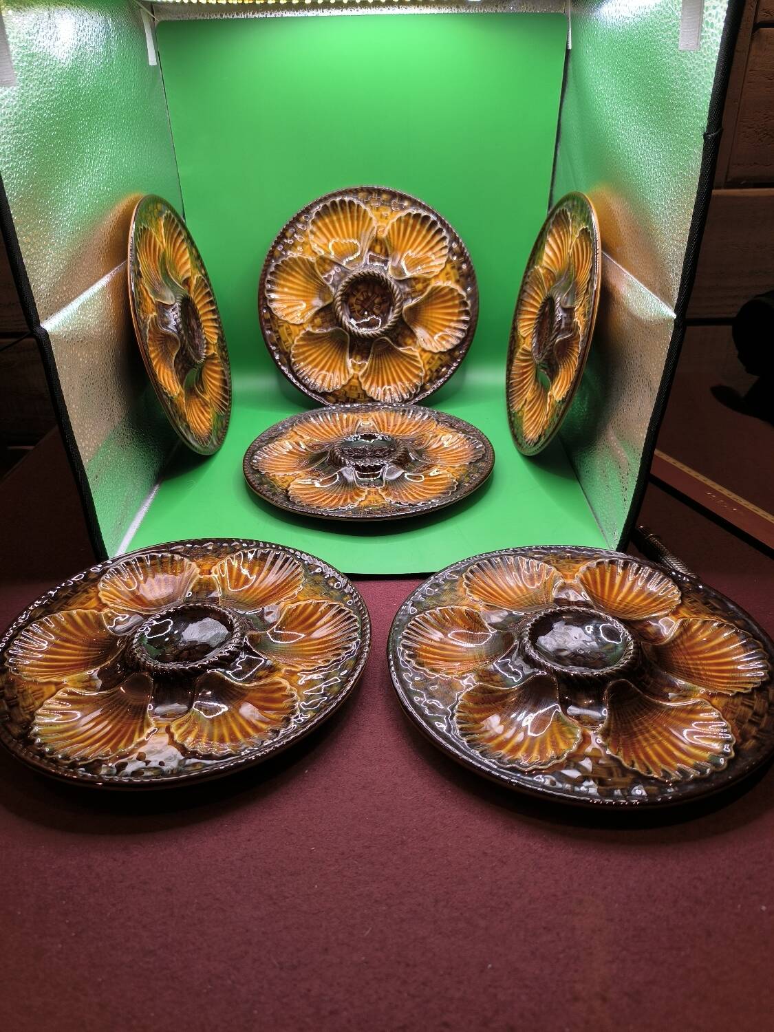 Longchamp oyster plates
