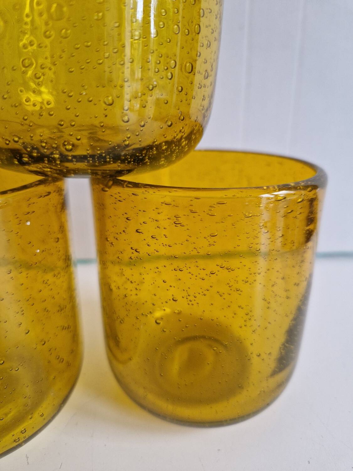 Set of 3 Blown Glass