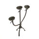 Brutalist wrought iron candlestick 1960s 20th century