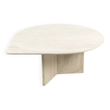 Table basse en travertin vintage