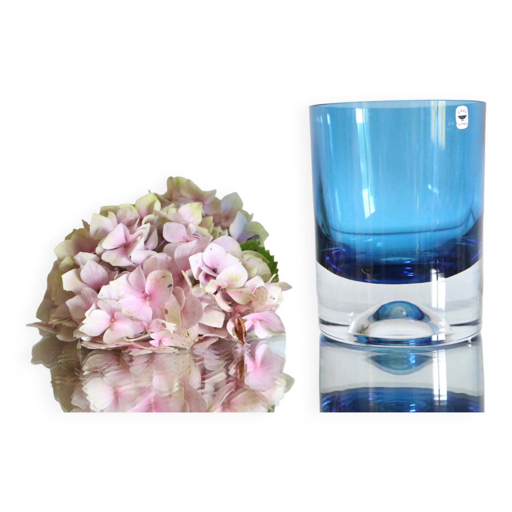 Gral Germany vase, 1965, blue, vintage