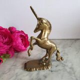 Vintage brass unicorn