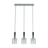 Mid century modern 3-light pendant lamp by hillebrand