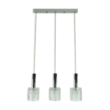 Mid century modern 3-light pendant lamp by hillebrand